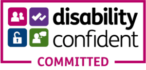 Disability Confident logo.