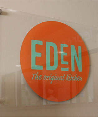 Eden restaurant logo.