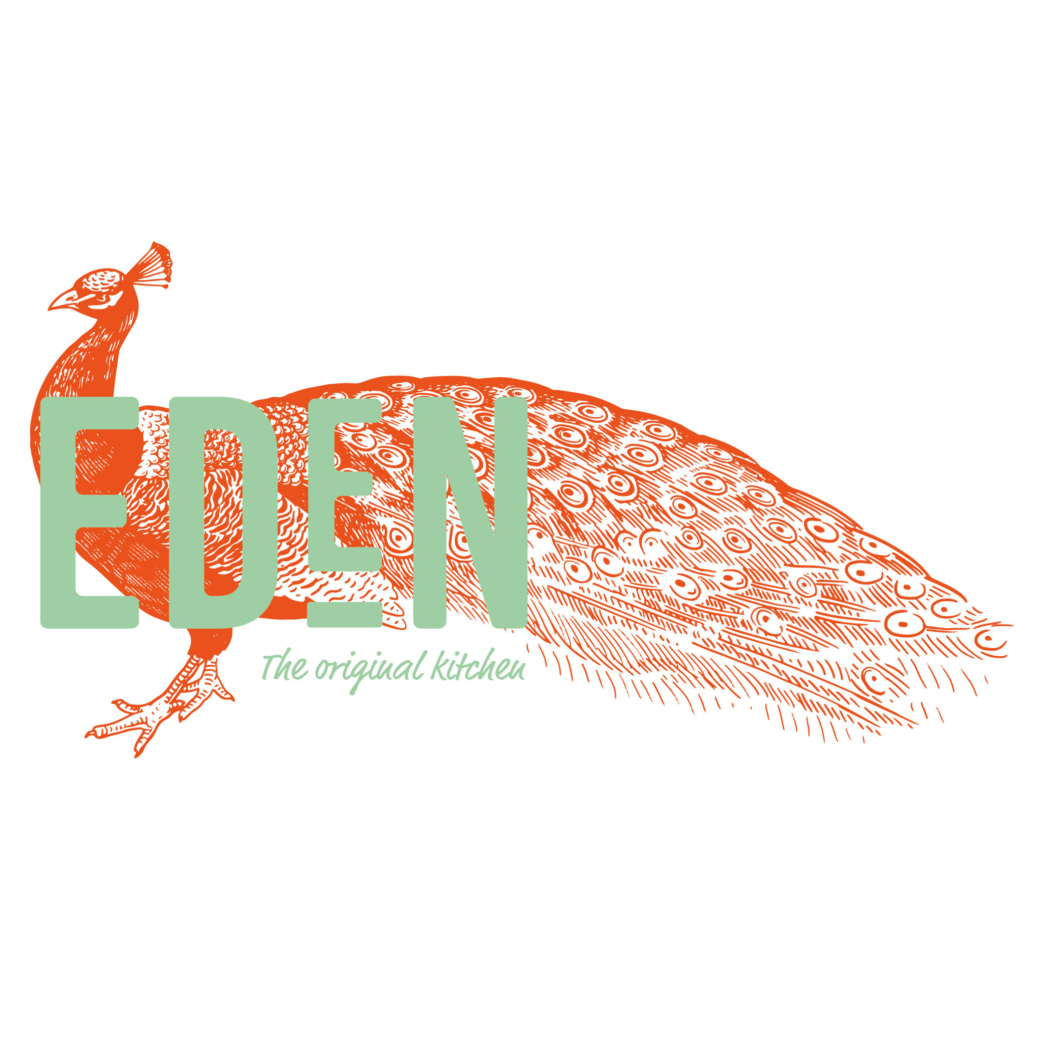 Eden bird orange green NEW 01