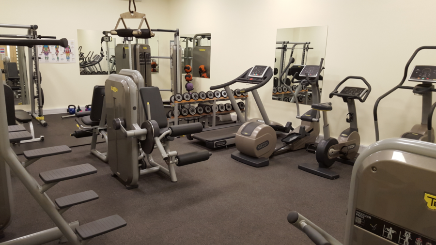 Gym equipment at Peter Paine.