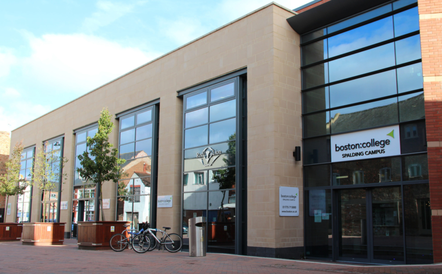 Exterior of Boston College Spalding Campus