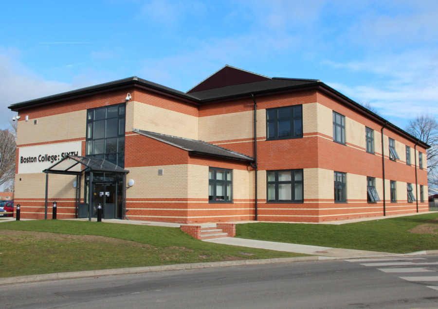 Exterior of the sixth building.